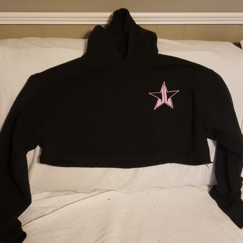 Jeffree star cropped hoodie (limited edition)